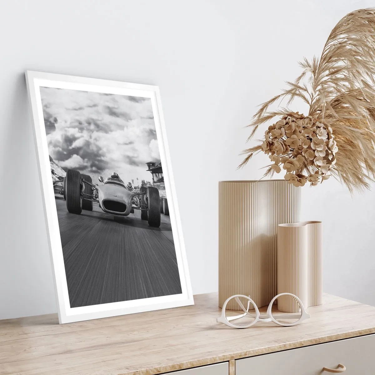 Poster in einem weißen Rahmen - Power ist da! - 61x91 cm