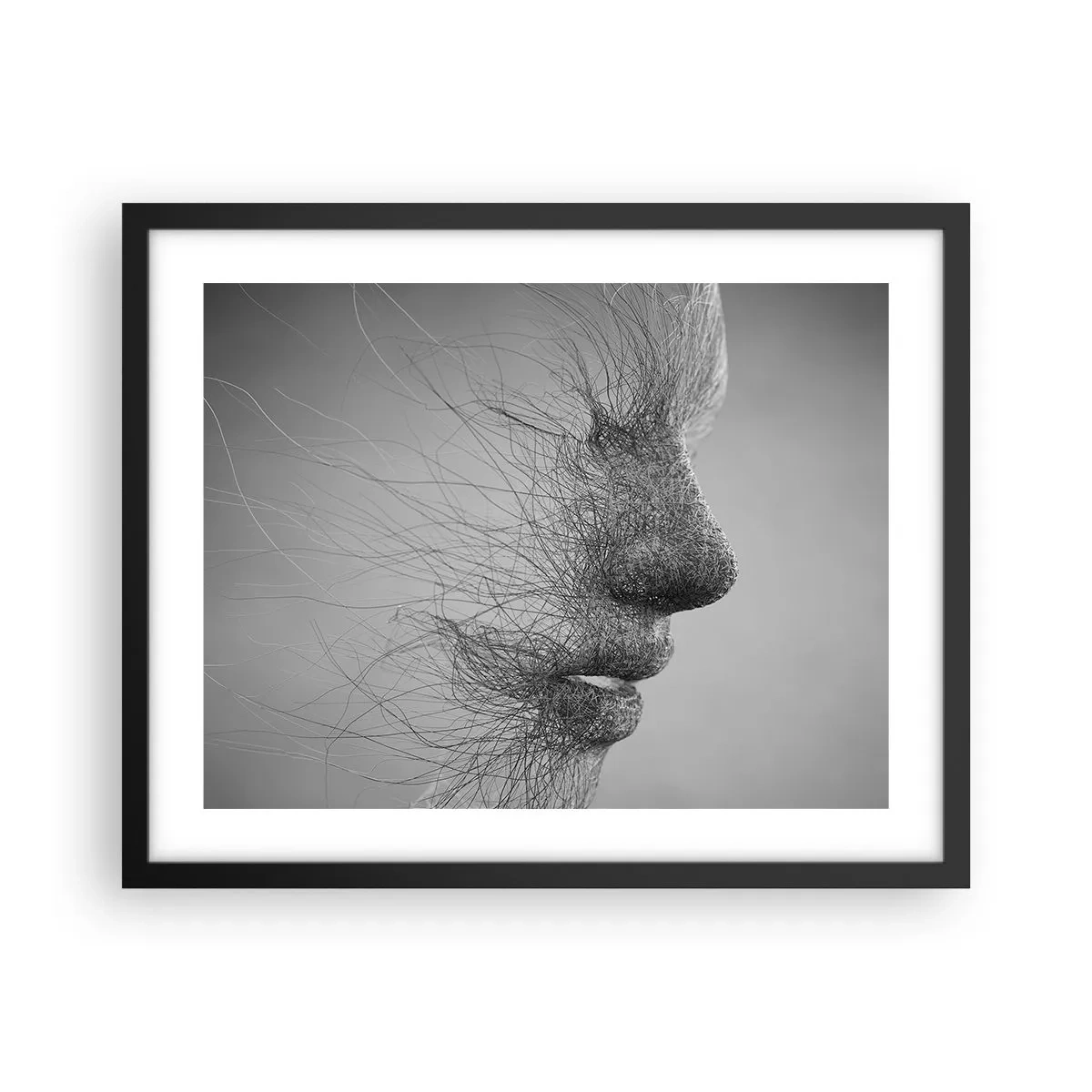 Poster in einem schwarzem Rahmen - Der Geist des Windes - 50x40 cm