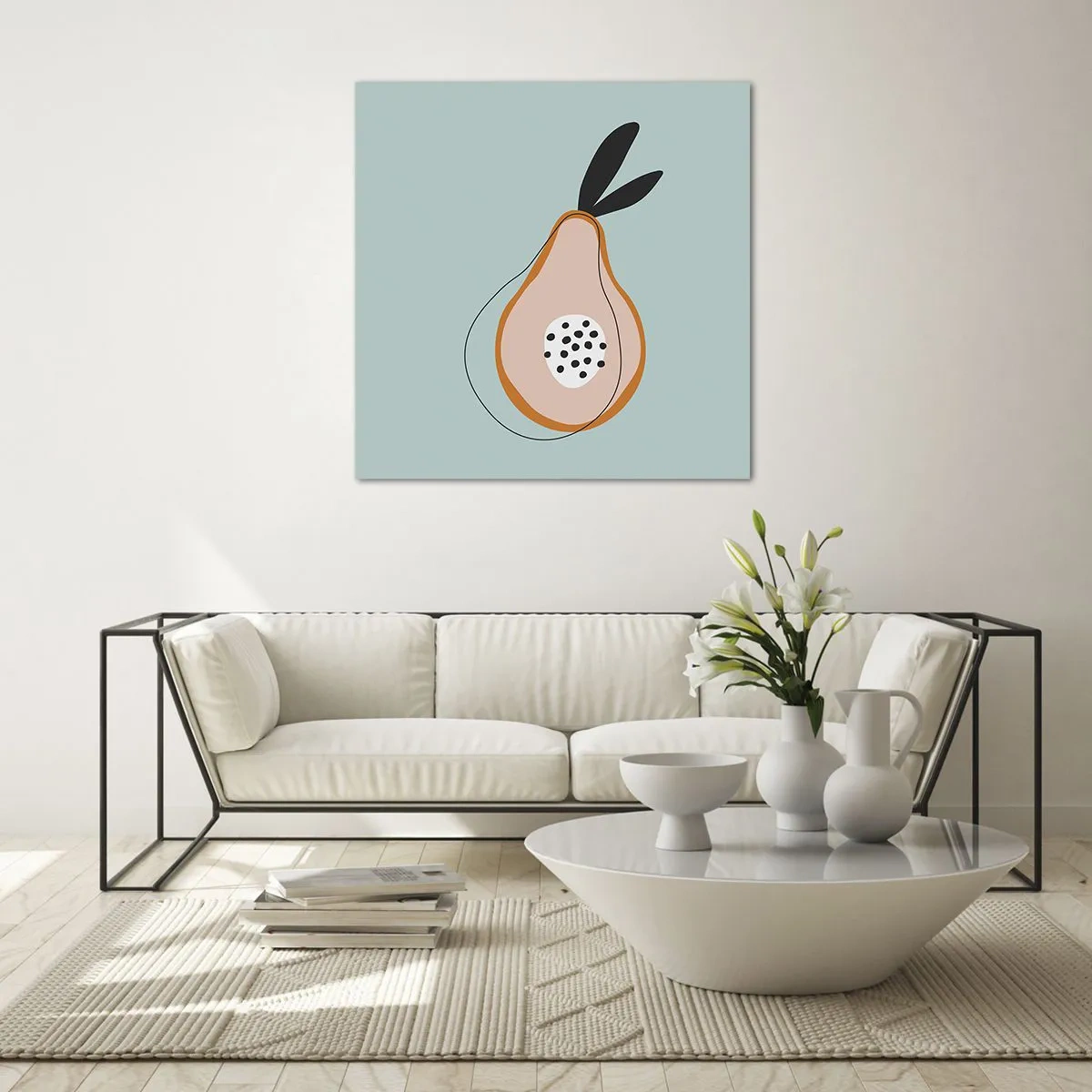 Glasbild - Bild auf glas - Durchdringe die Natur der Dinge - 50x50 cm