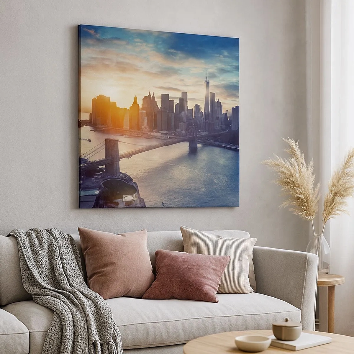 Bild auf Leinwand - Leinwandbild - Westliches Kulturdenkmal - 30x30 cm