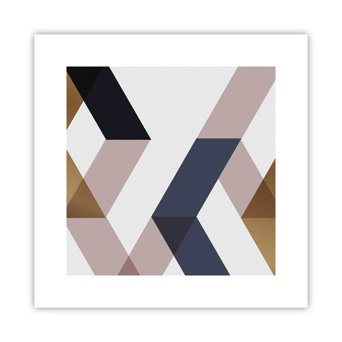 Poster - Ebenen und Winkel - 30x30 cm
