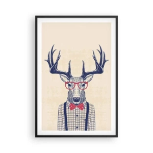 Poster in einem schwarzem Rahmen - Eine lustige Extravaganz - 61x91 cm