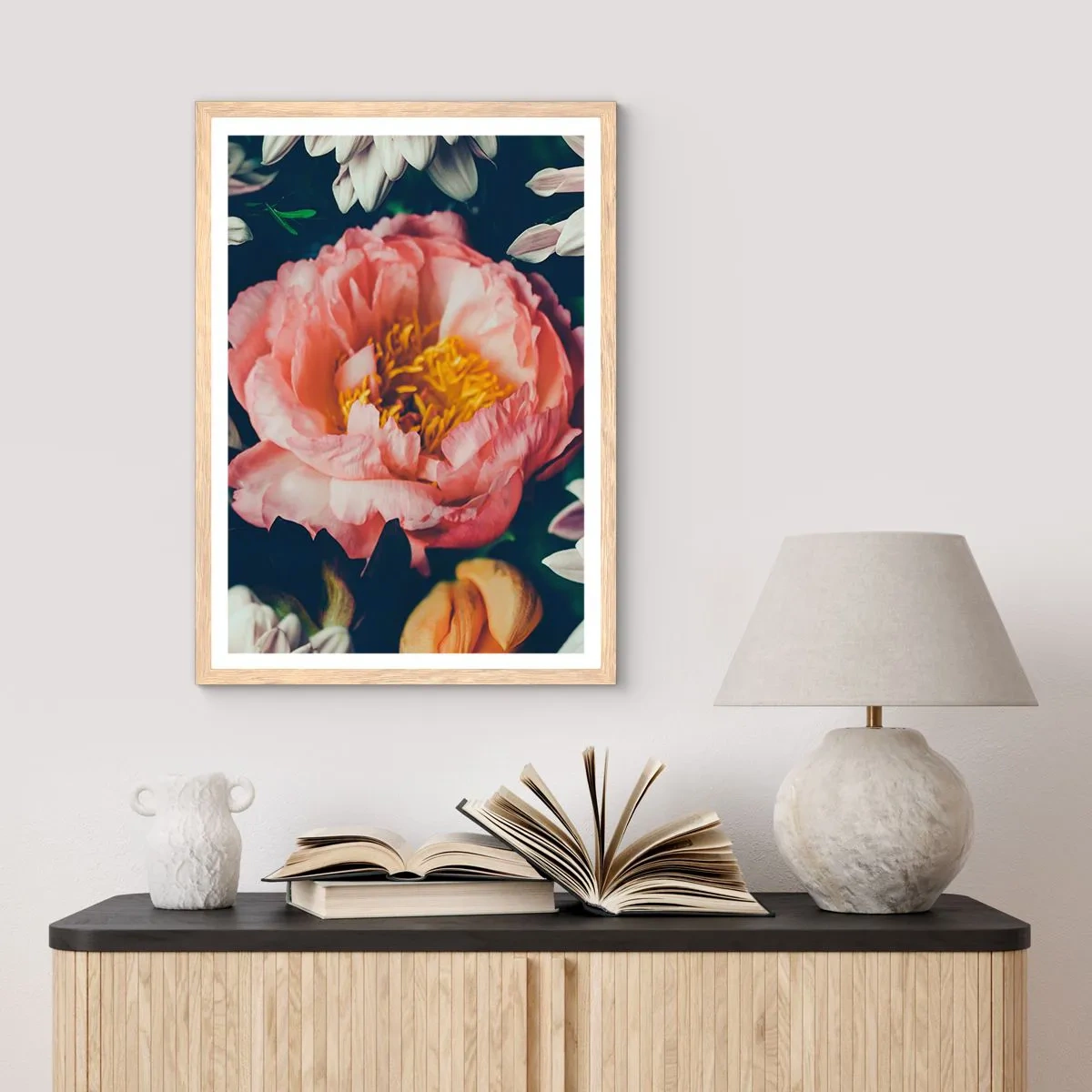 Poster in einem Rahmen aus heller Eiche - Mit barocker Pracht - 30x40 cm