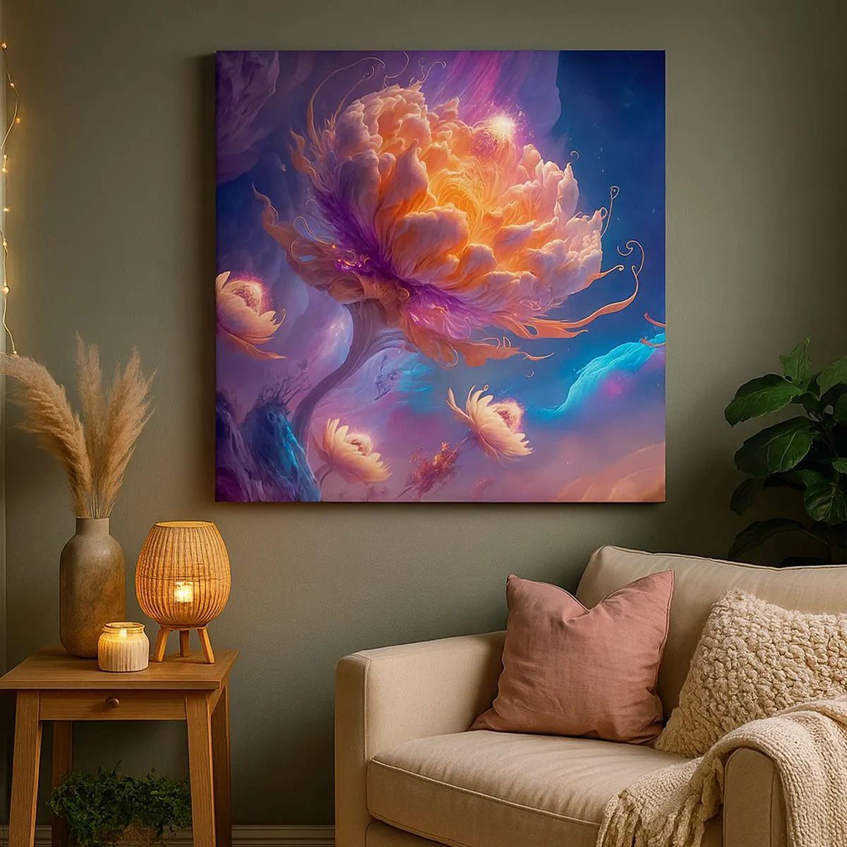 Bild auf Leinwand - Leinwandbild - Andere Welt - 30x30 cm