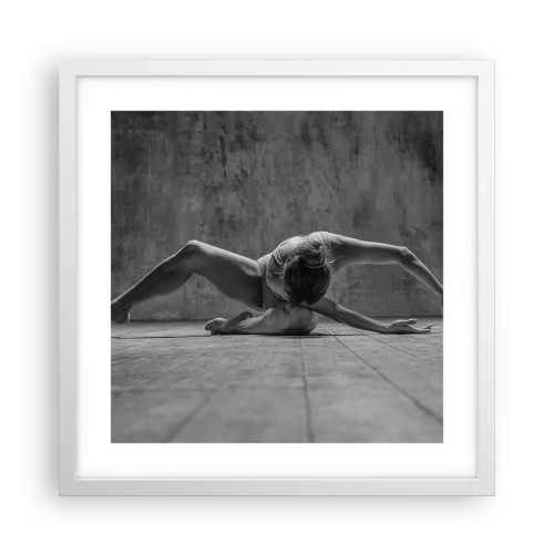 Poster in einem weißen Rahmen - Symmetrie gefunden - 40x40 cm