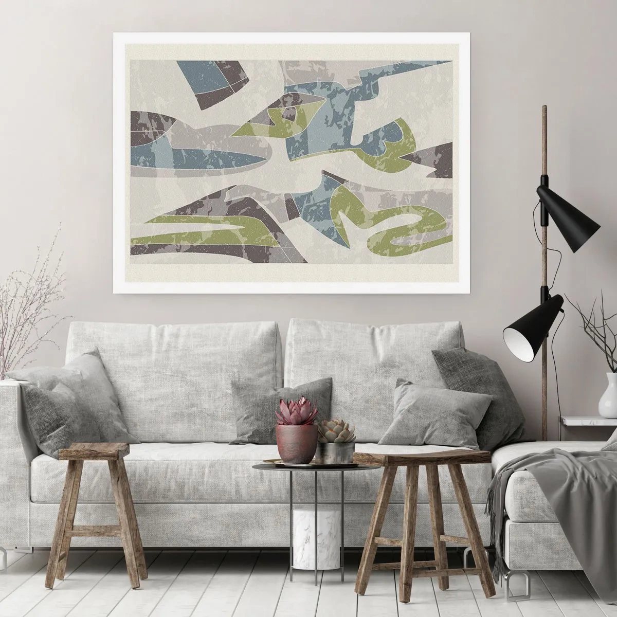 Poster - Komposition hinter dem Glas - 50x40 cm