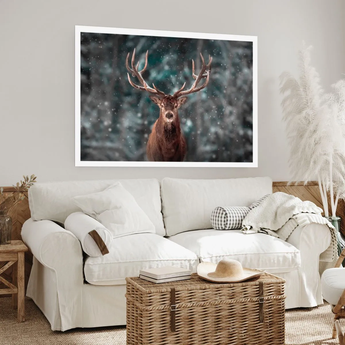 Poster - Gekrönter König des Waldes - 40x30 cm