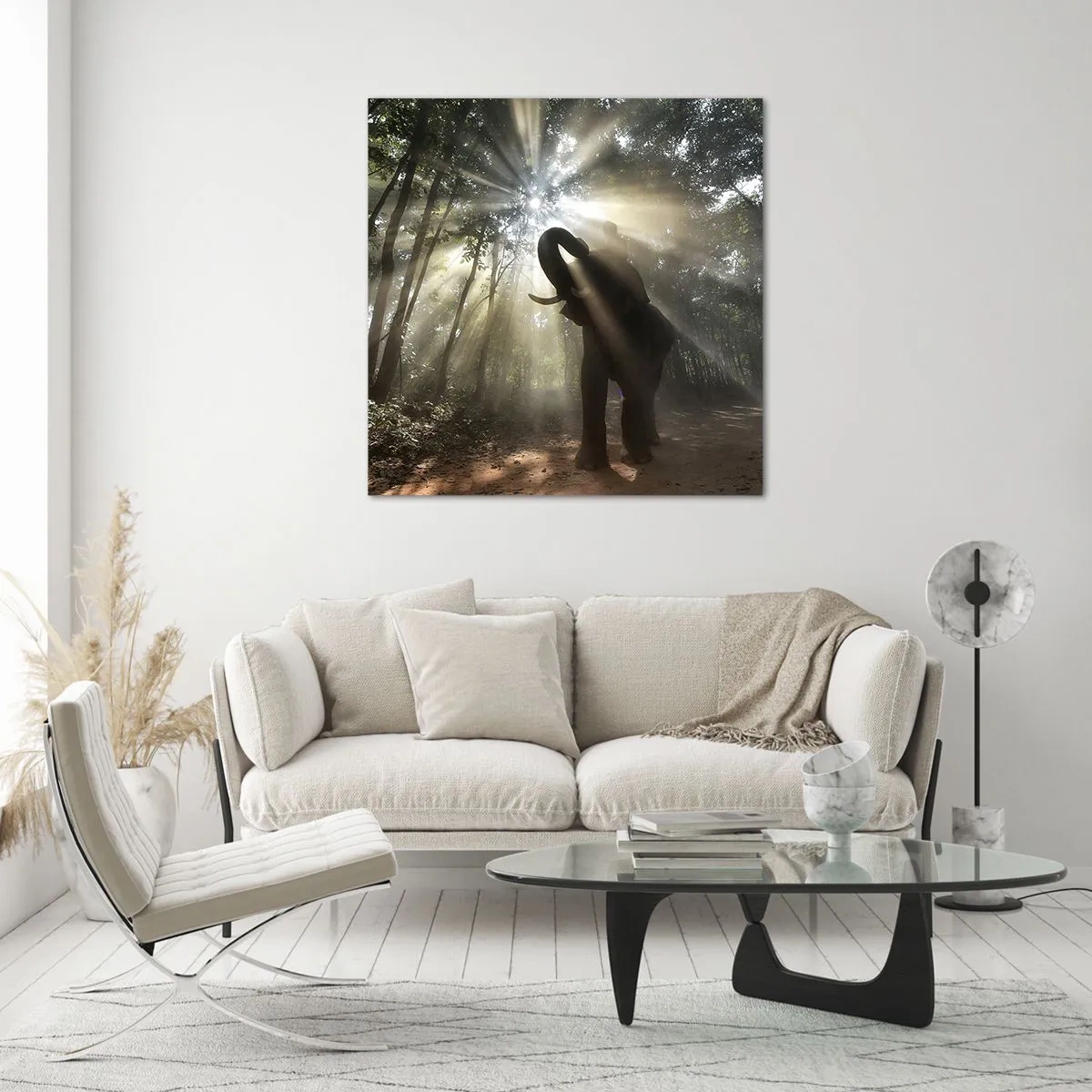 Glasbild - Bild auf glas - Unter dem Glücksstern - 30x30 cm