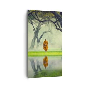 Bild auf Leinwand - Leinwandbild - Auf dem Weg zur Erleuchtung - 45x80 cm
