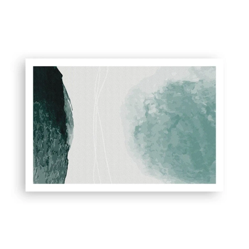 Poster - Begegnung mit Nebel - 91x61 cm