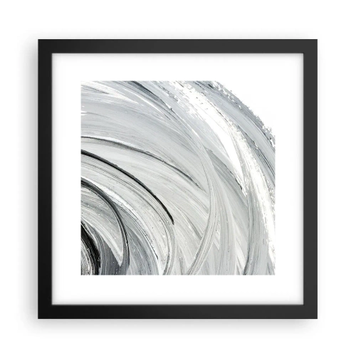 Poster in einem schwarzem Rahmen - Orbitale Komposition - 30x30 cm