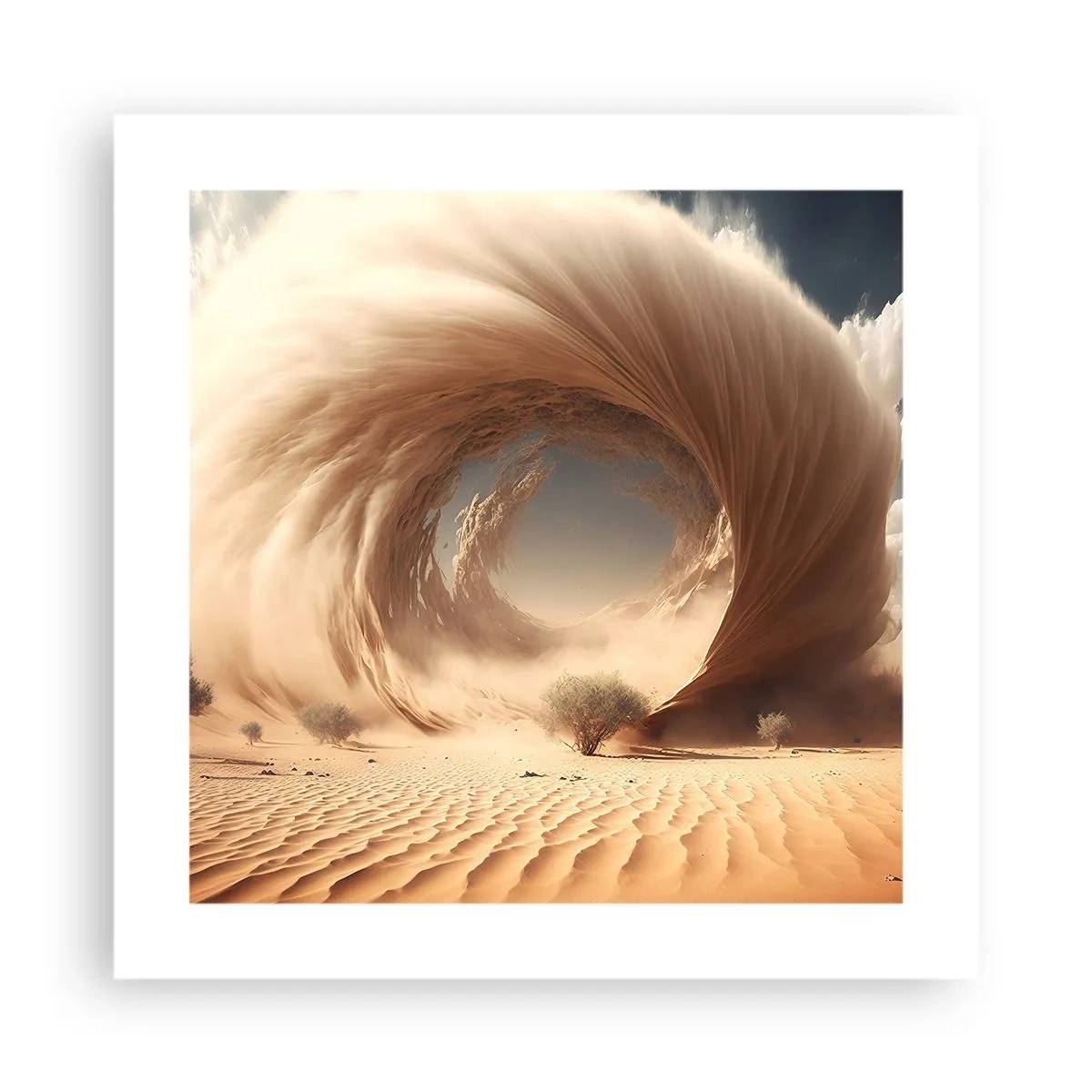 Poster - Geöffnetes Portal - 40x40 cm