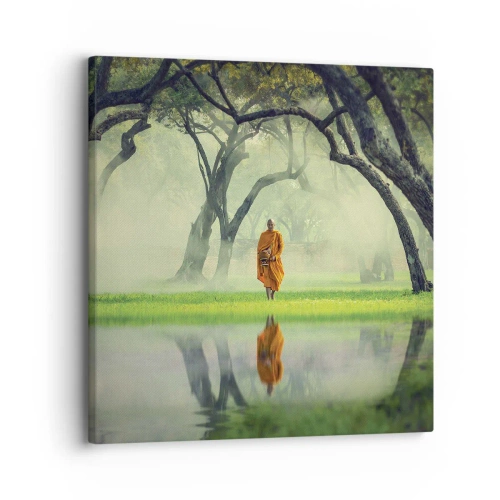 Bild auf Leinwand - Leinwandbild - Auf dem Weg zur Erleuchtung - 30x30 cm