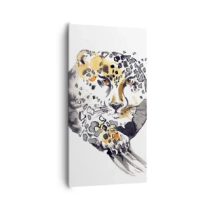 Bild auf Leinwand - Leinwandbild - Raubtierschönheit - 65x120 cm