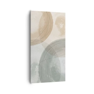 Bild auf Leinwand - Leinwandbild - Welten durchdringen - 65x120 cm