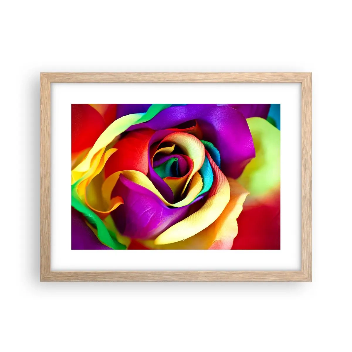 Poster in einem Rahmen aus heller Eiche - Es ist unmöglich - 40x30 cm