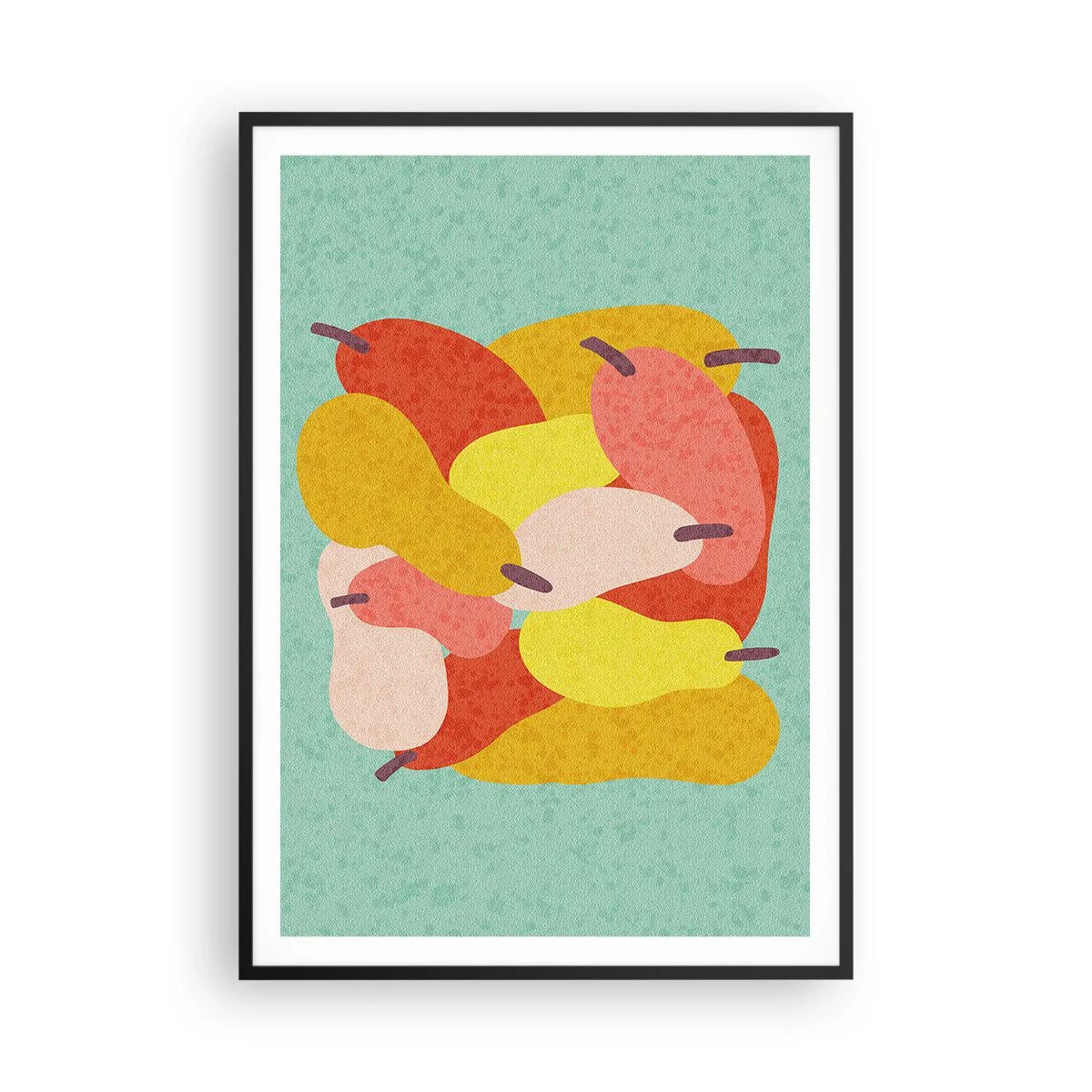 Poster in einem schwarzem Rahmen - Probieren Sie die Sommersonne - 70x100 cm