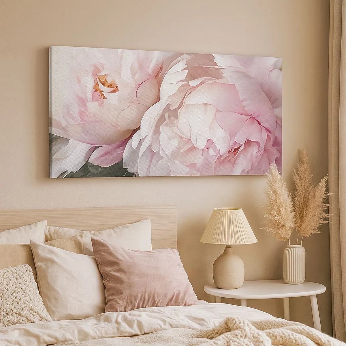 Bild auf Leinwand - Leinwandbild - In der Blüte angehalten - 100x40 cm