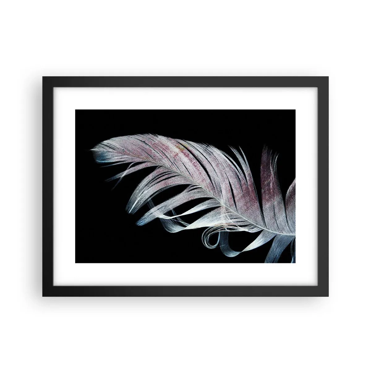 Poster in einem schwarzem Rahmen - Denke an Berührung - 40x30 cm