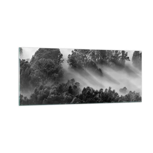 Glasbild - Bild auf glas - Aufstehend aus dem Schlaf - 100x40 cm