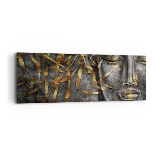 Bild auf Leinwand - Leinwandbild - Fühle den Frieden - 90x30 cm