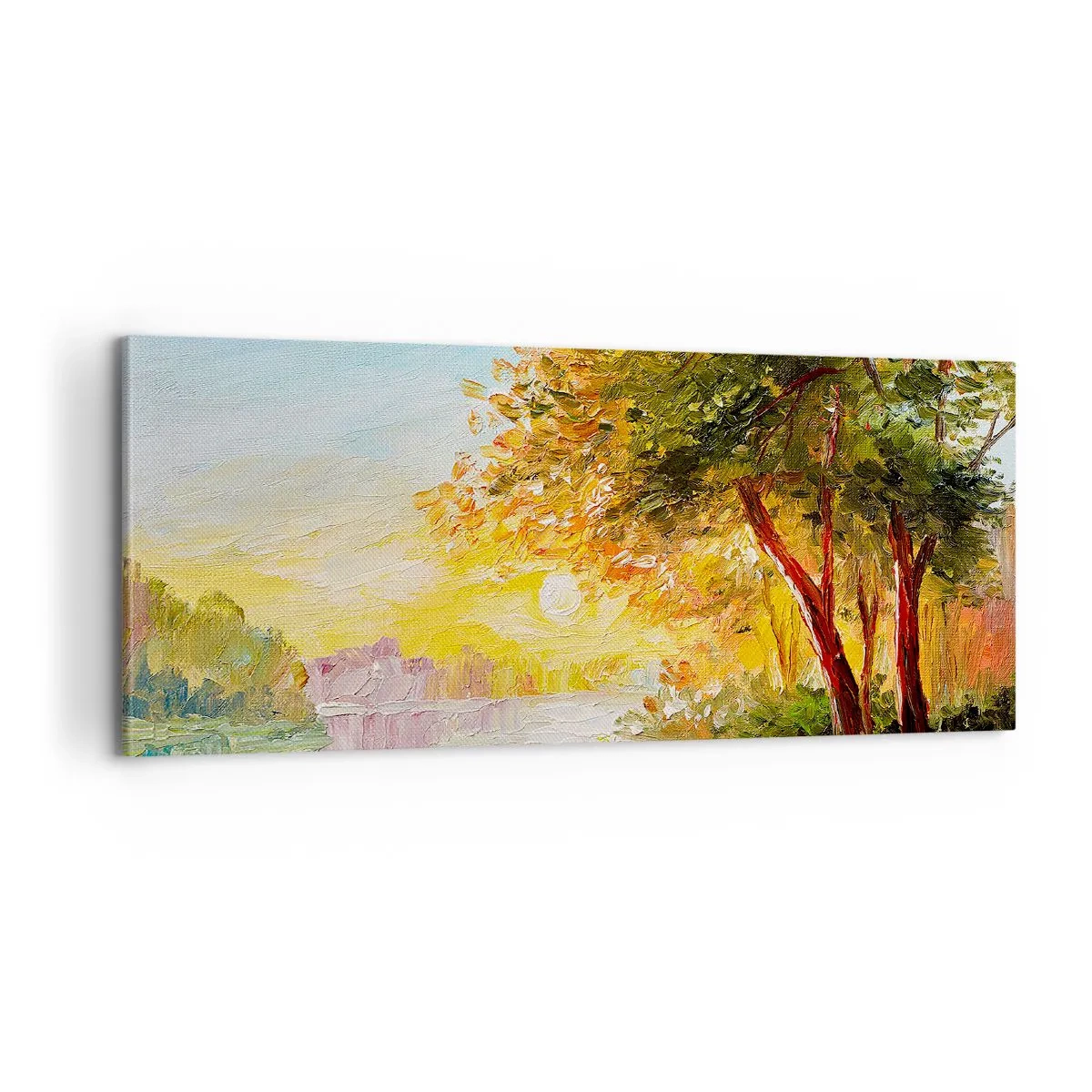 Bild auf Leinwand - Leinwandbild - Et in Arcadia ego - 100x40 cm