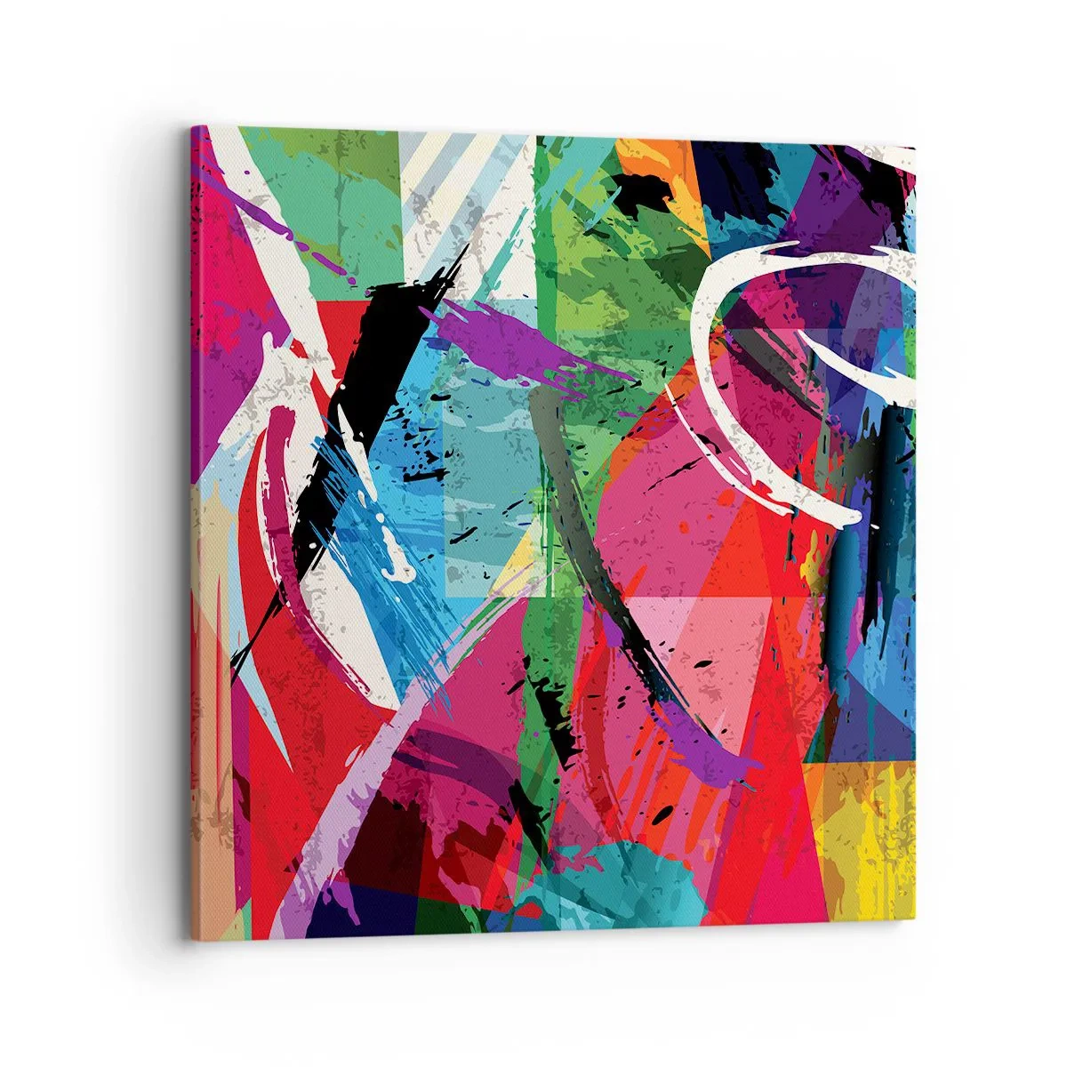 Bild auf Leinwand - Leinwandbild - Schnell, spritzig und springt - 70x70 cm