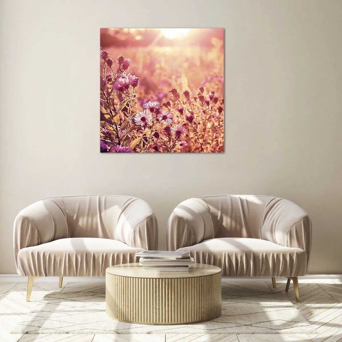 Glasbild - Bild auf glas - Bevor der Sommer vorbei ist - 30x30 cm