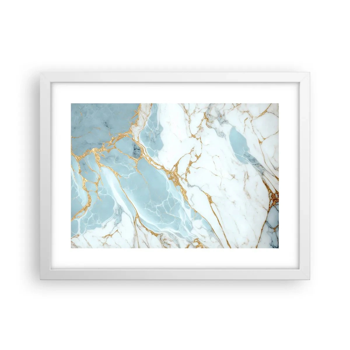 Poster in einem weißen Rahmen - Reichtum des Steins - 40x30 cm