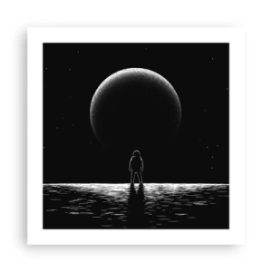 Poster - Angesicht zu Angesicht - 50x50 cm