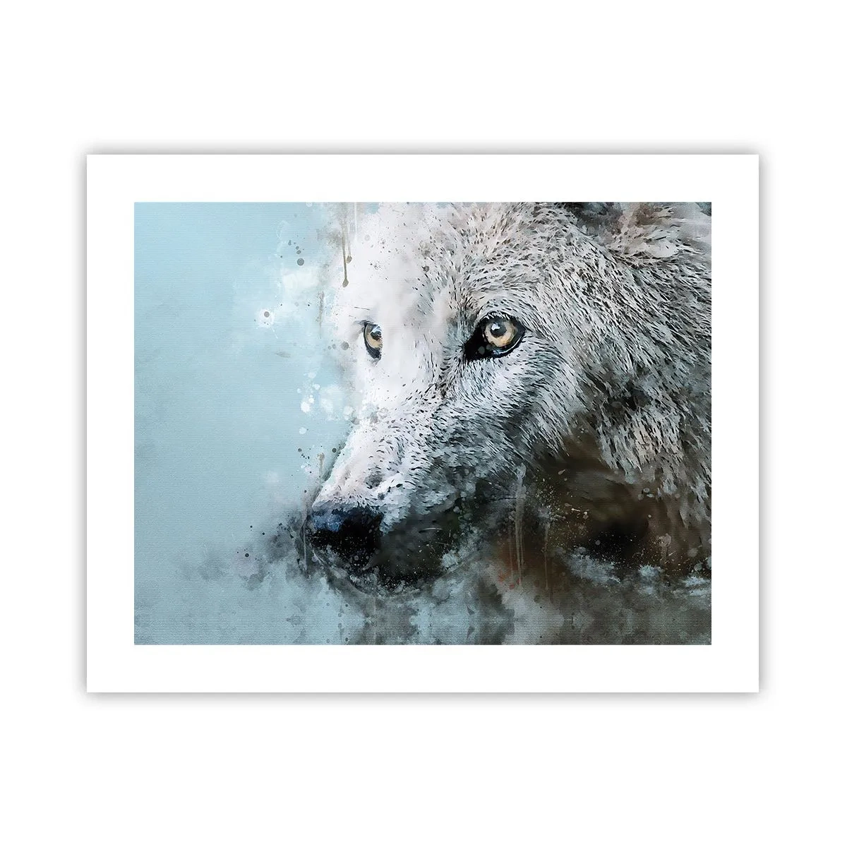 Poster - Lerne die Wolfsseele kennen - 50x40 cm