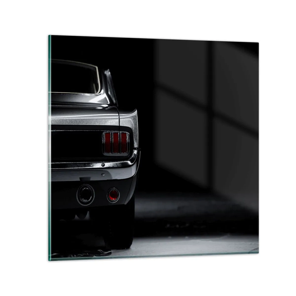 Glasbild - Bild auf glas - Charme des Klassikers - 40x40 cm