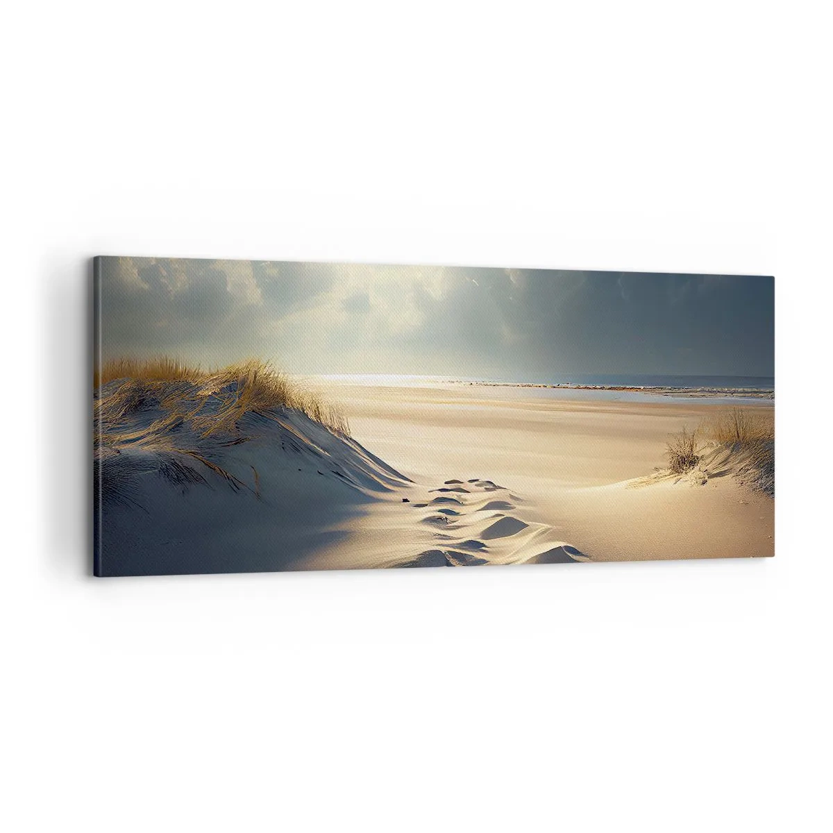 Bild auf Leinwand - Leinwandbild - Beruhigende Landschaft - 100x40 cm