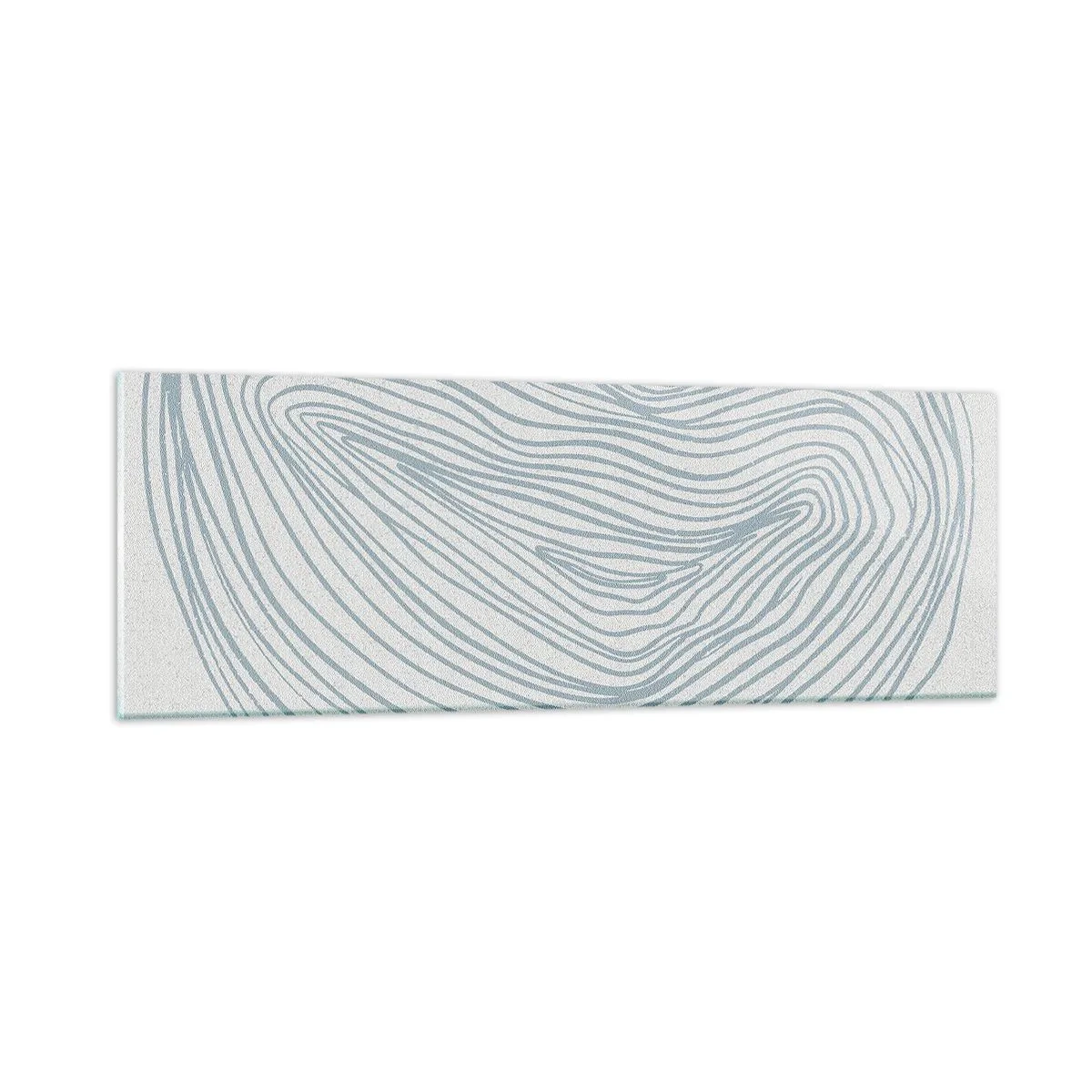 Glasbild - Bild auf glas - Das Lächeln der Wassertropfen - 90x30 cm