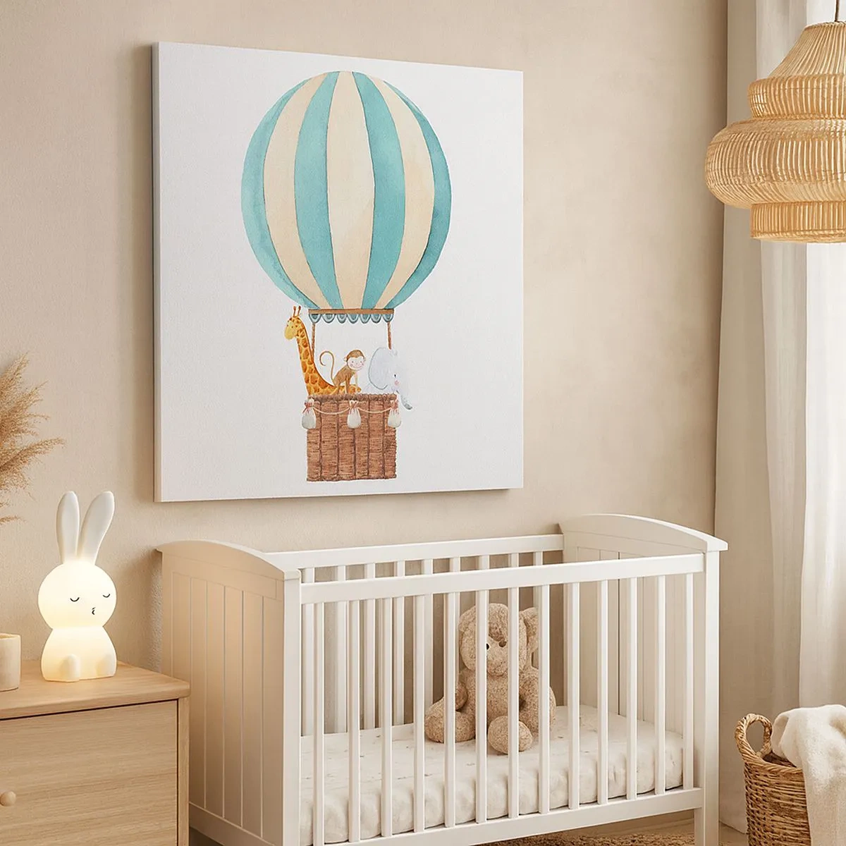 Bild auf Leinwand - Leinwandbild - Fantastische Reise - 30x30 cm