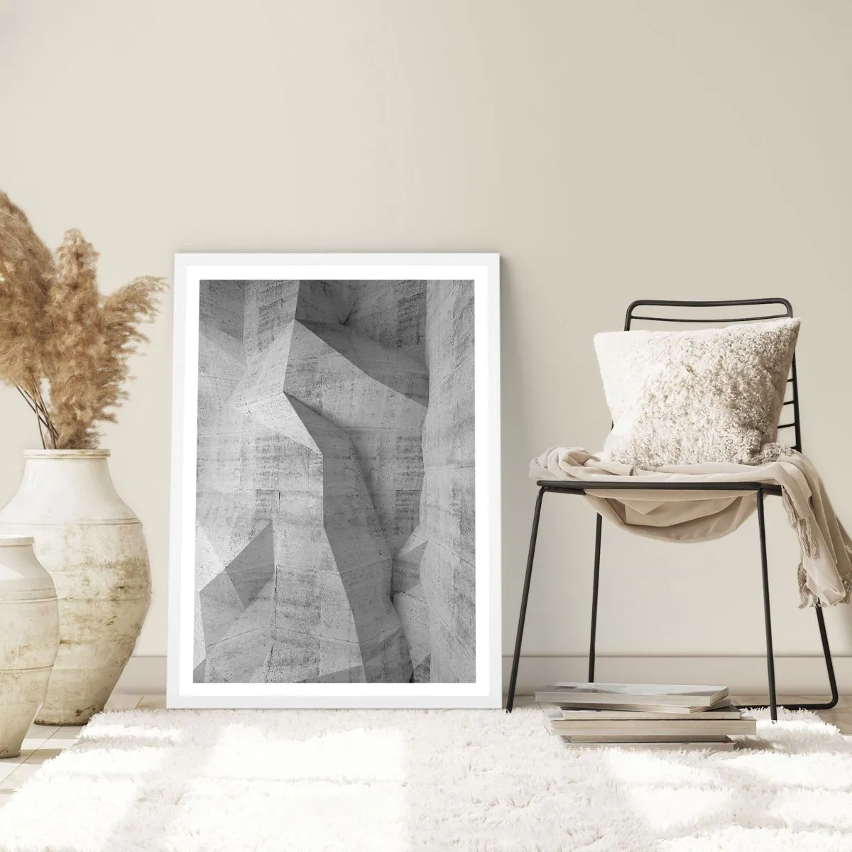 Poster in einem weißen Rahmen - Eine echte Herausforderung - 50x70 cm