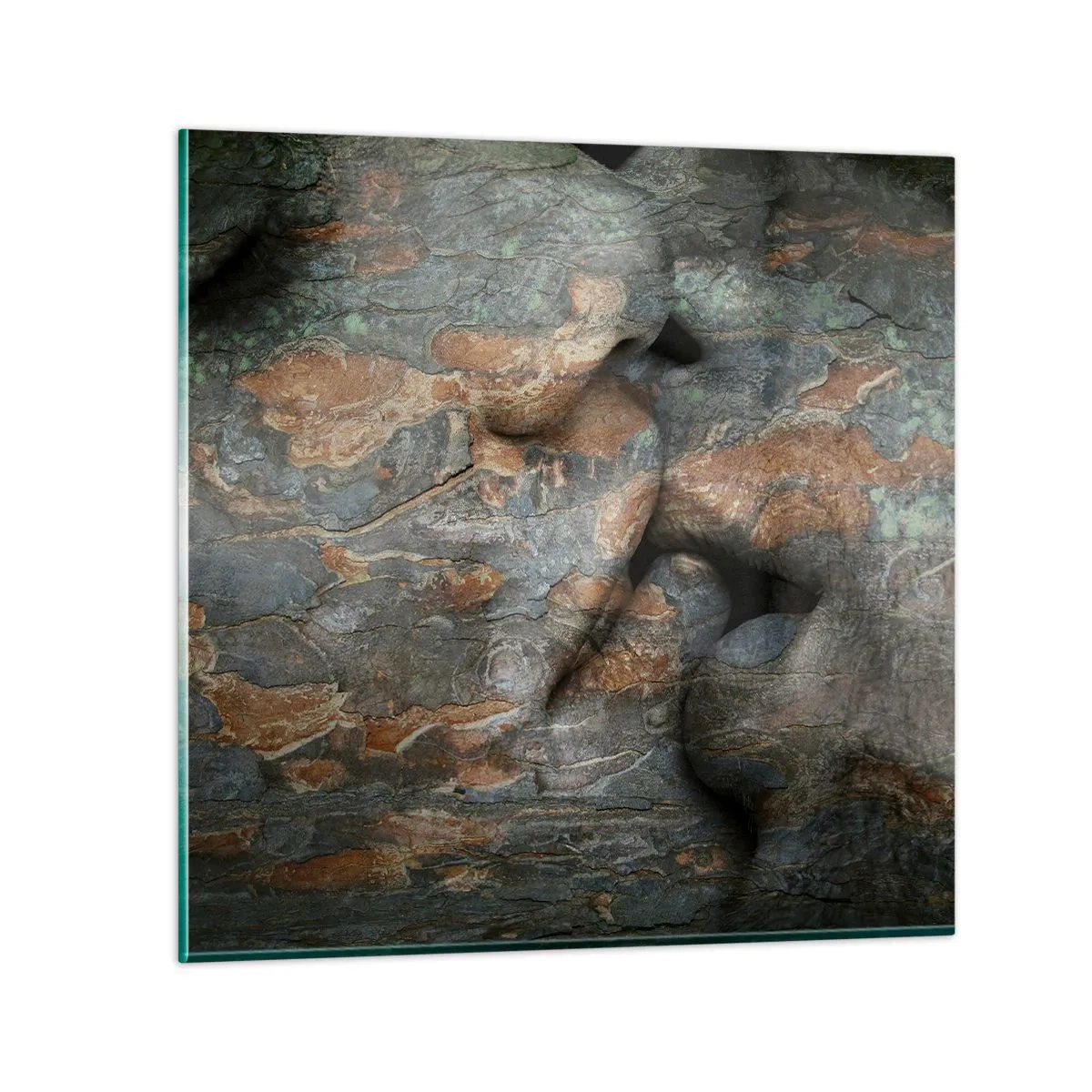 Glasbild - Bild auf glas - Für immer zusammen - 60x60 cm