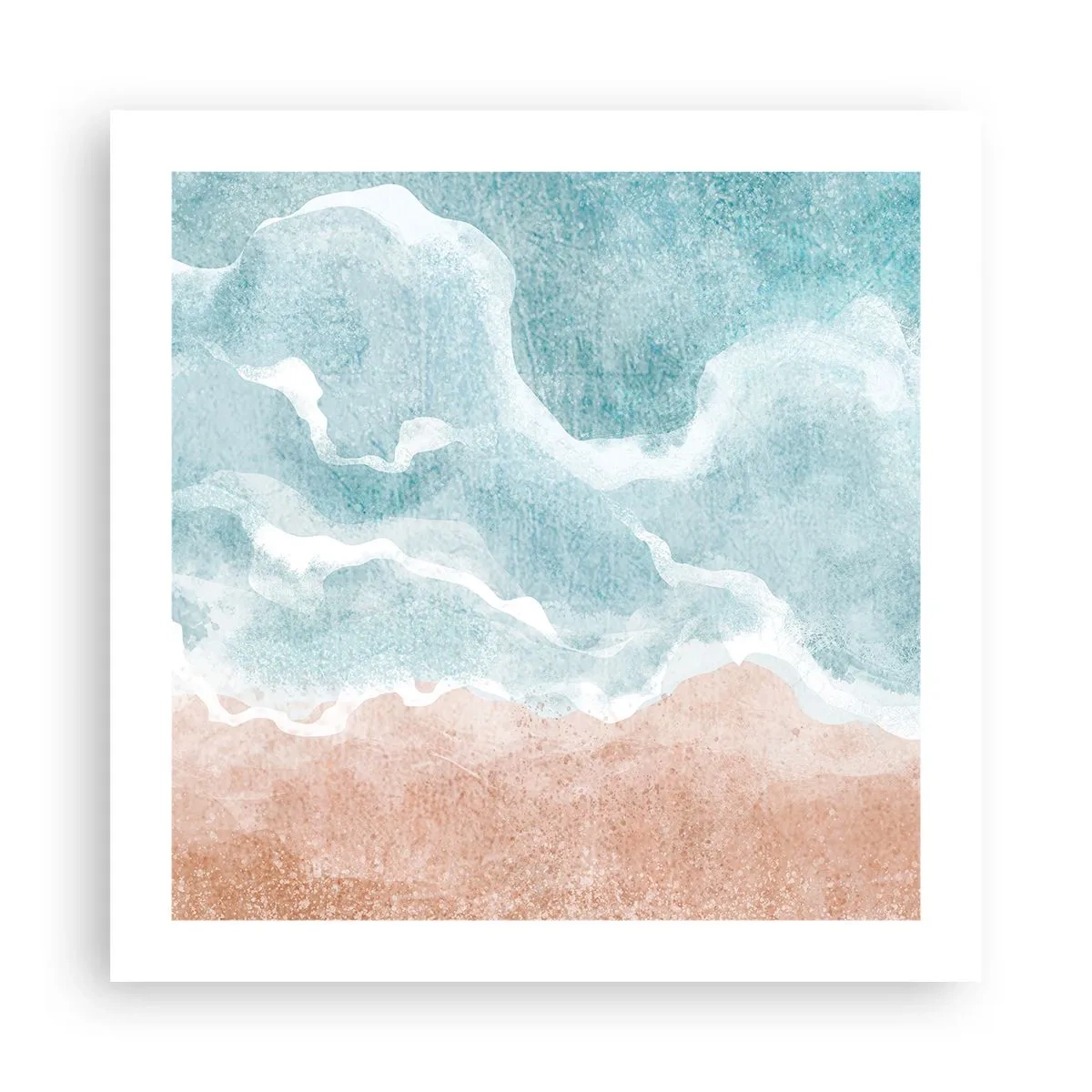 Poster - Cloud-Abstraktion - 50x50 cm
