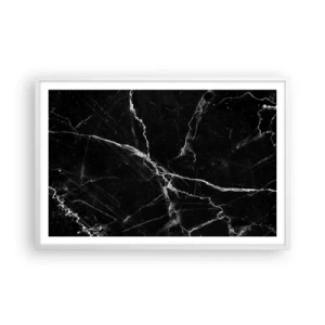 Poster in einem weißen Rahmen - Geheimleben des Steins - 91x61 cm