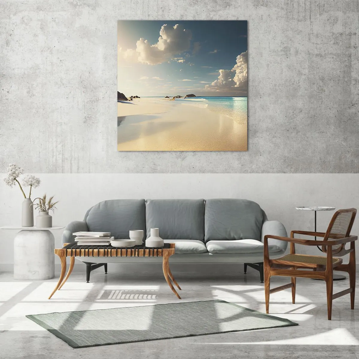 Glasbild - Bild auf glas - Erträumter Tag - 60x60 cm