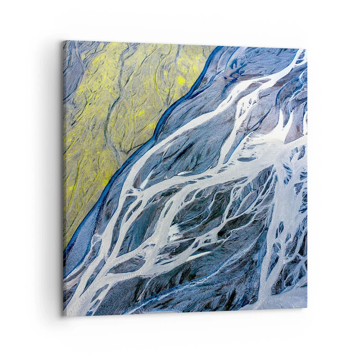 Bild auf Leinwand - Leinwandbild - Felsmalereien der Natur - 50x50 cm