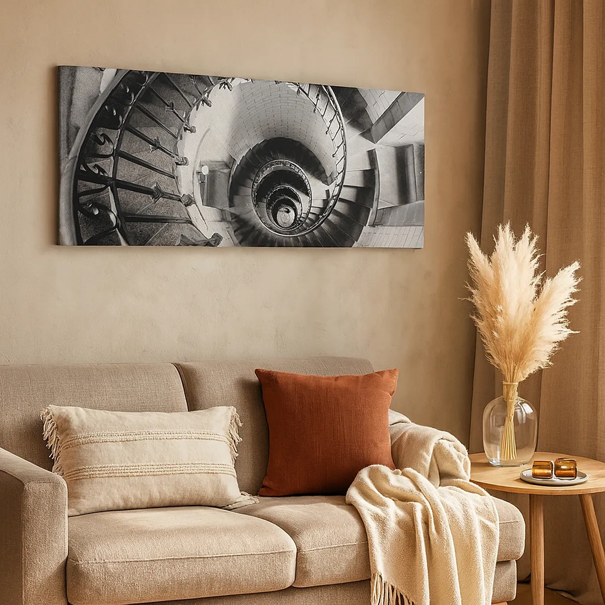 Bild auf Leinwand - Leinwandbild - Höher und höher - 30x30 cm