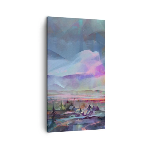 Bild auf Leinwand - Leinwandbild - Unter einem wohlwollenden Himmel - 45x80 cm