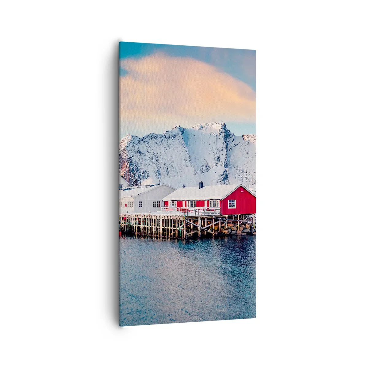 Bild auf Leinwand - Leinwandbild - Nördlicher Rückzug - 65x120 cm