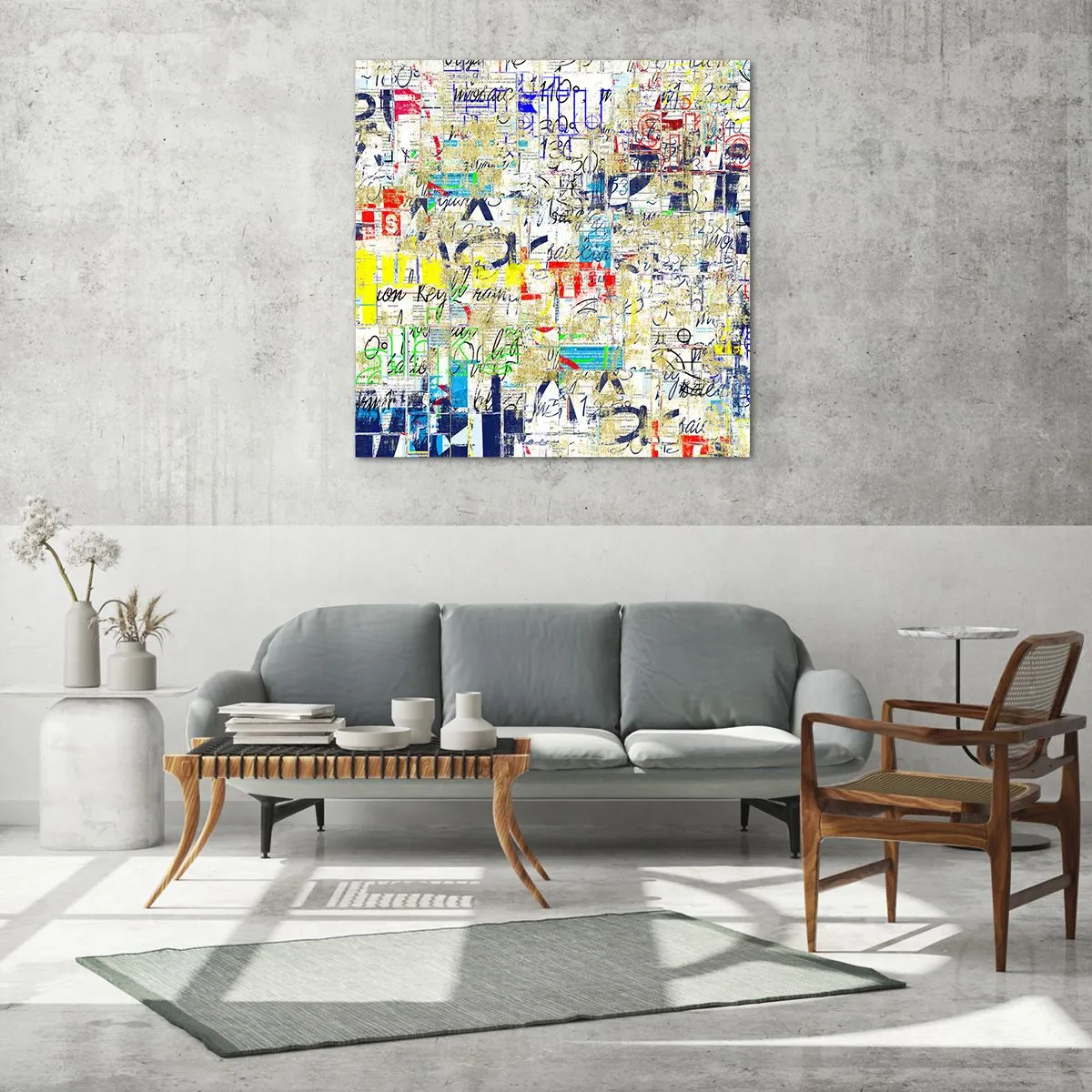 Glasbild - Bild auf glas - Es freut einfach die Augen - 70x70 cm