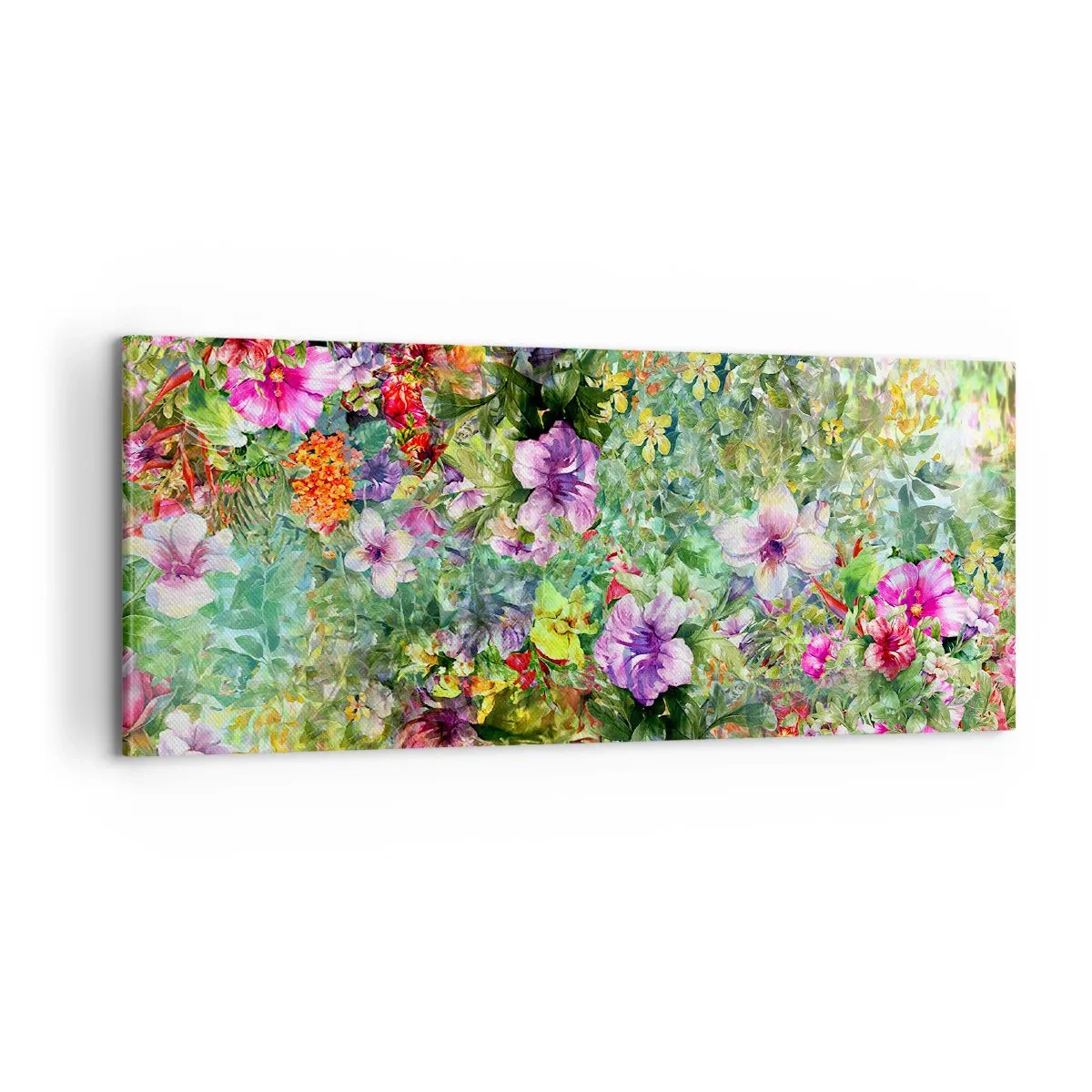 Bild auf Leinwand - Leinwandbild - In Blumen für das Verderben - 100x40 cm