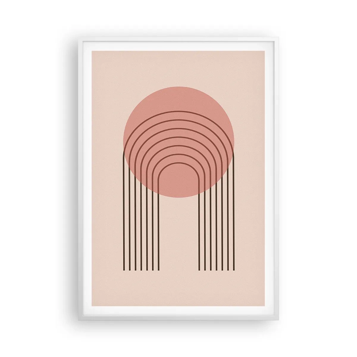 Poster in einem weißen Rahmen - Unwiderstehliche Anziehungskraft - 70x100 cm