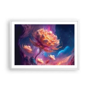 Poster in einem weißen Rahmen - Andere Welt - 70x50 cm