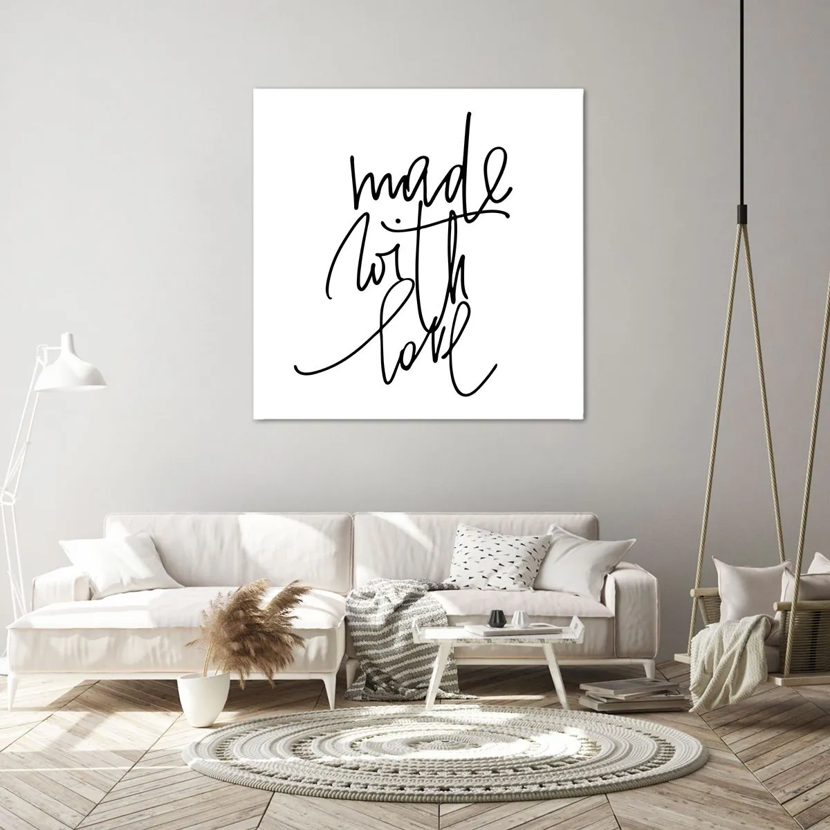 Bild auf Leinwand - Leinwandbild - Die beste Marke - 70x70 cm