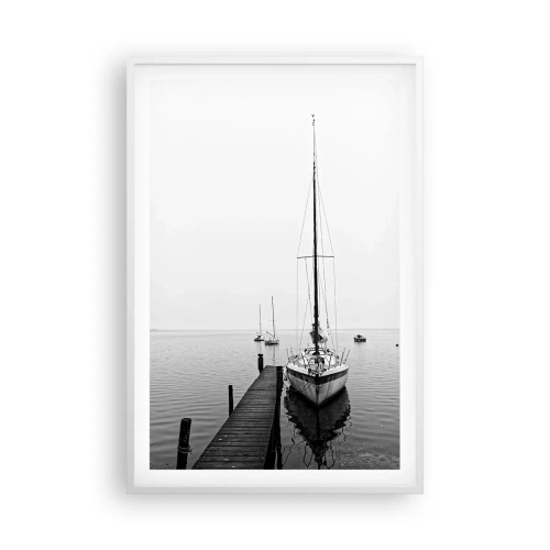 Poster in einem weißen Rahmen - Bereit zu gehen - 61x91 cm
